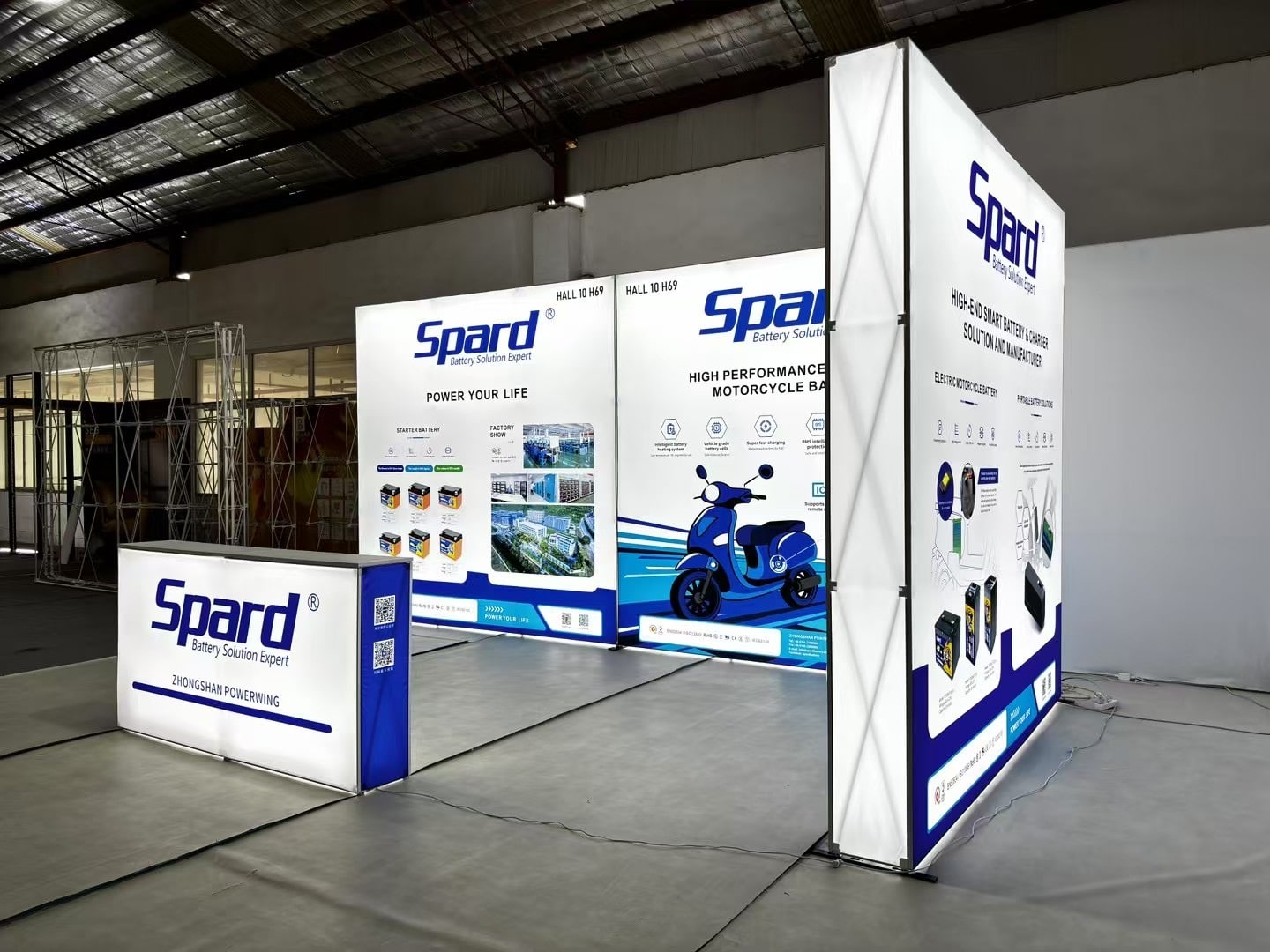 L Shape 10x20ft booth kit