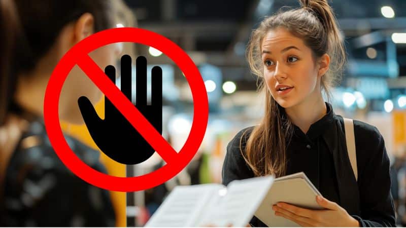 dont dos at trade shows